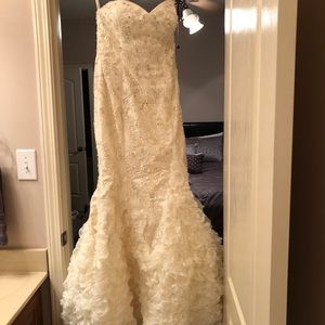 Winnie Couture mermaid wedding dress with veil